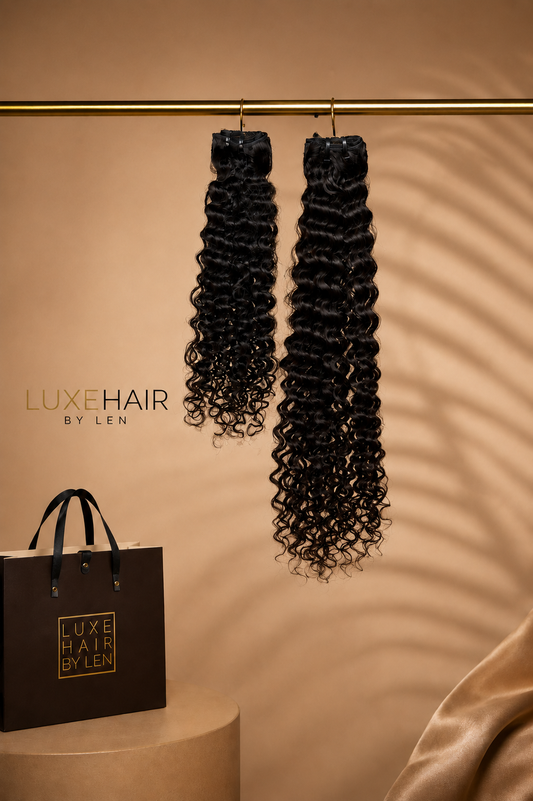 Raw Indian Deep Curly Hair Extensions
