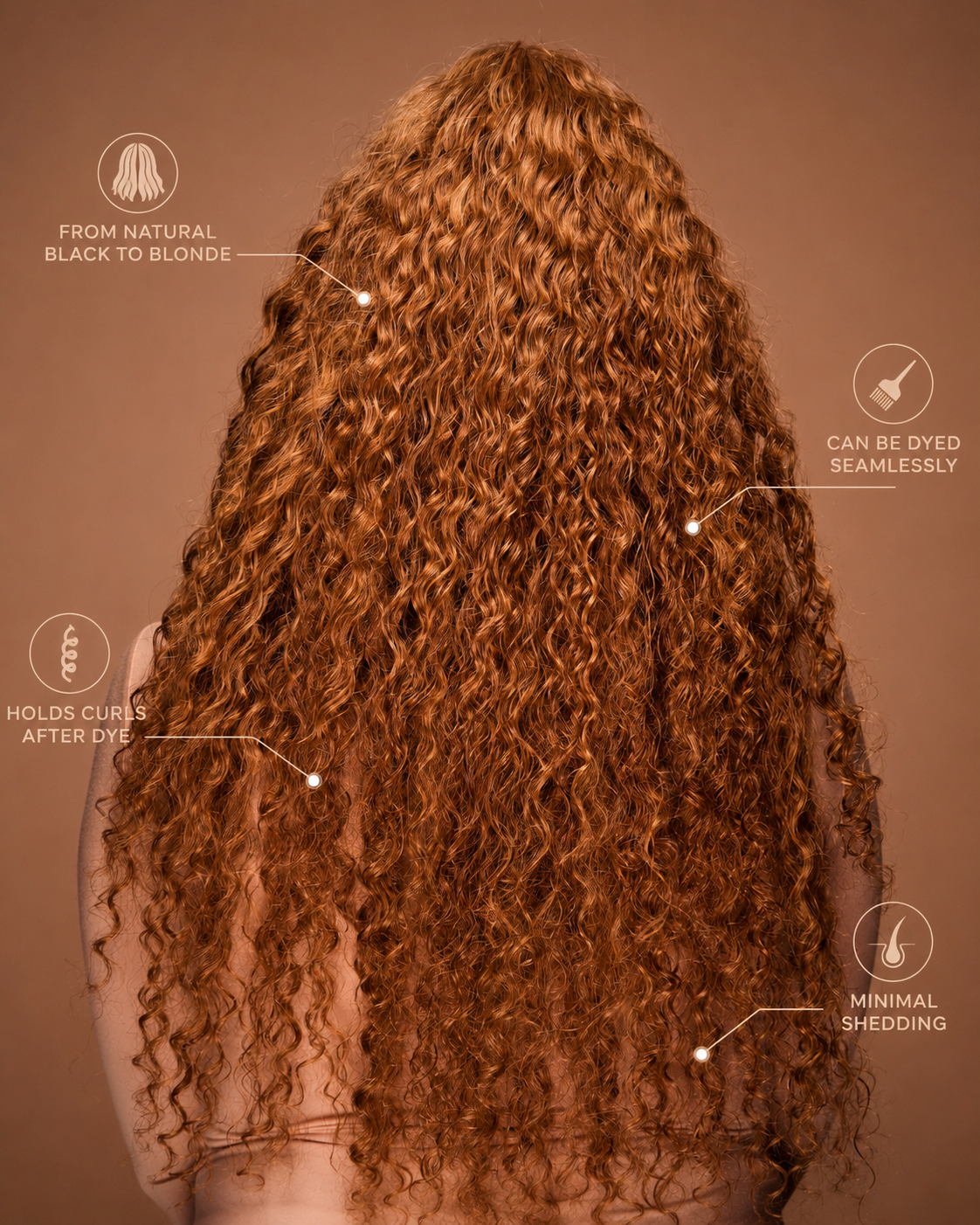 Raw Indian Deep Curly Hair Extensions