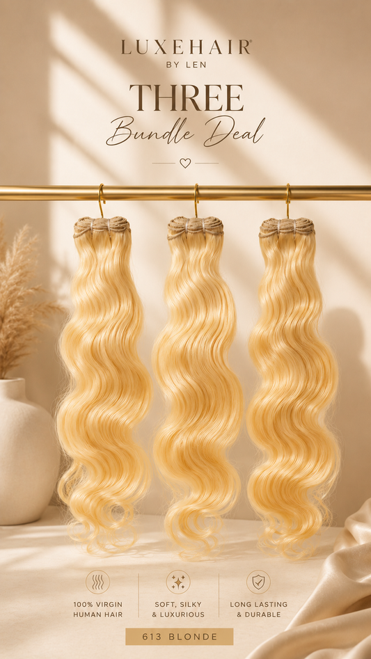 3 Bundle Deals Raw Indian Hair Extensions